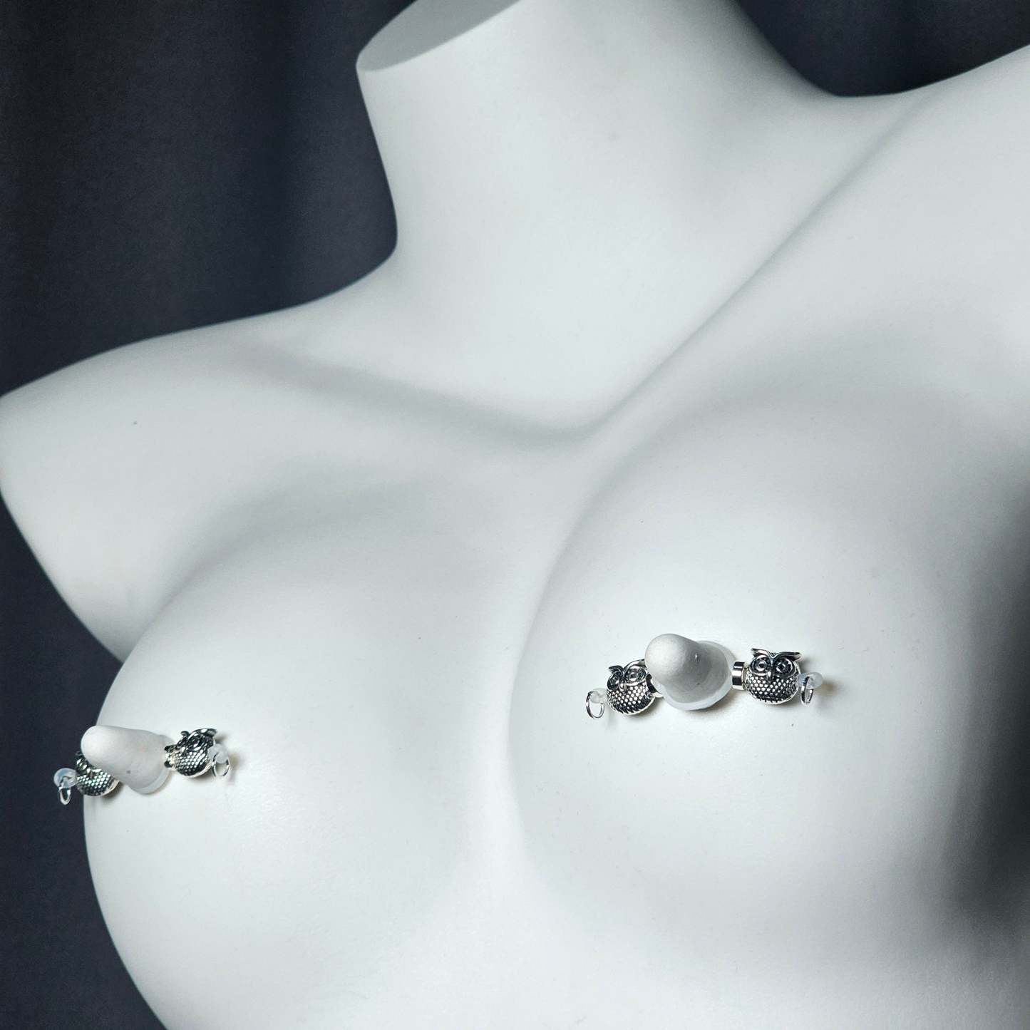 Noctua Whisper Set Nipple Ring Adjustable Lingerie Accessories - image 3