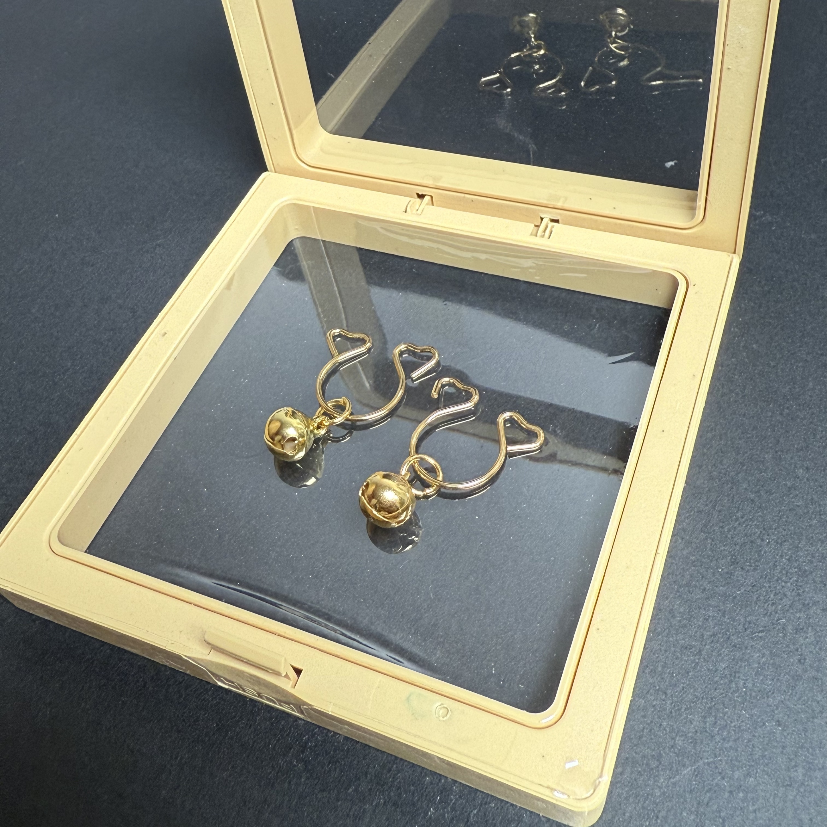 Sand Gold Bell Nipple Ring Adjustable Lingerie Accessories - image 5