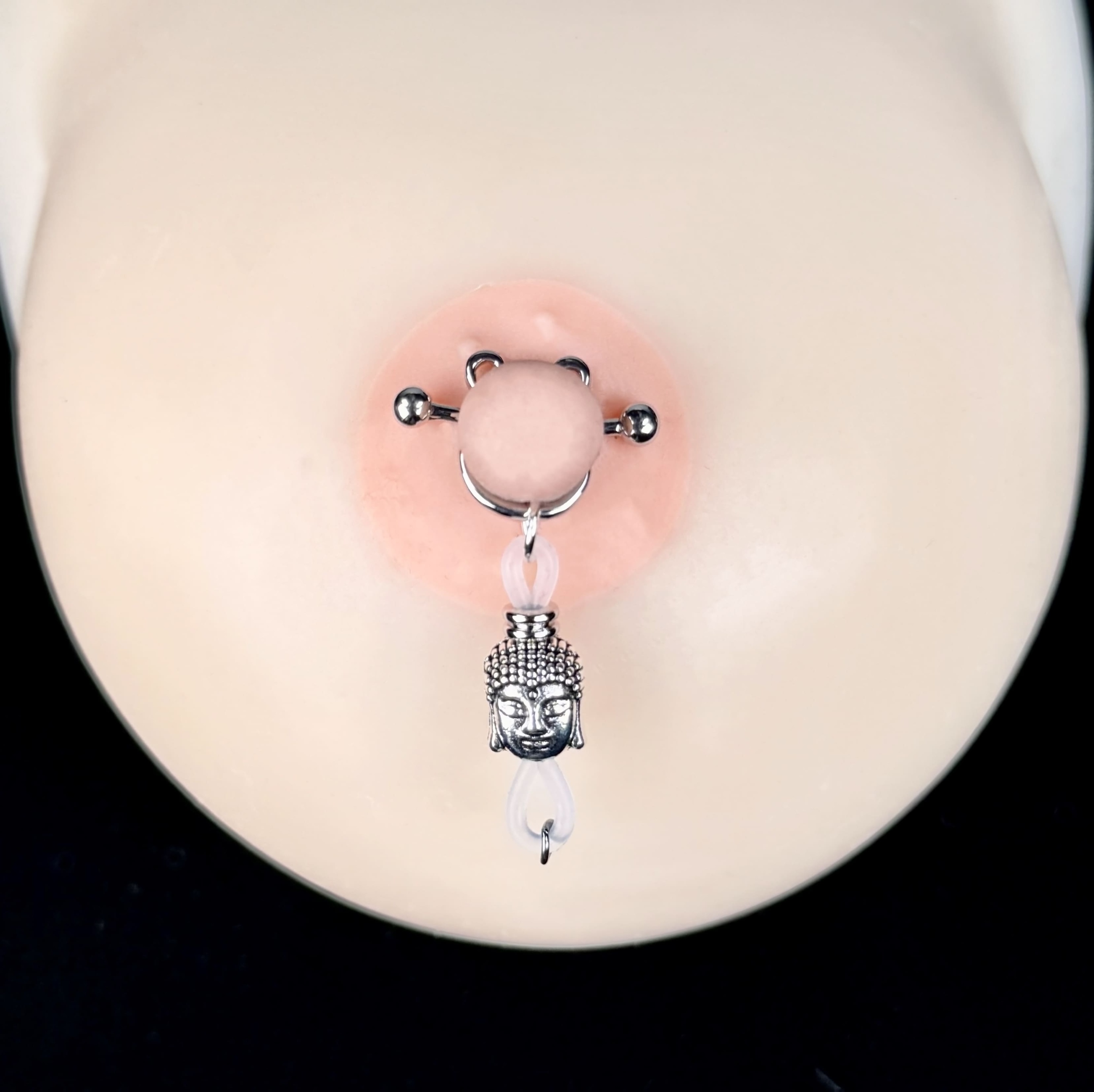 Serene Mind Pendant Nipple Ring Adjustable Lingerie Accessories - image 1