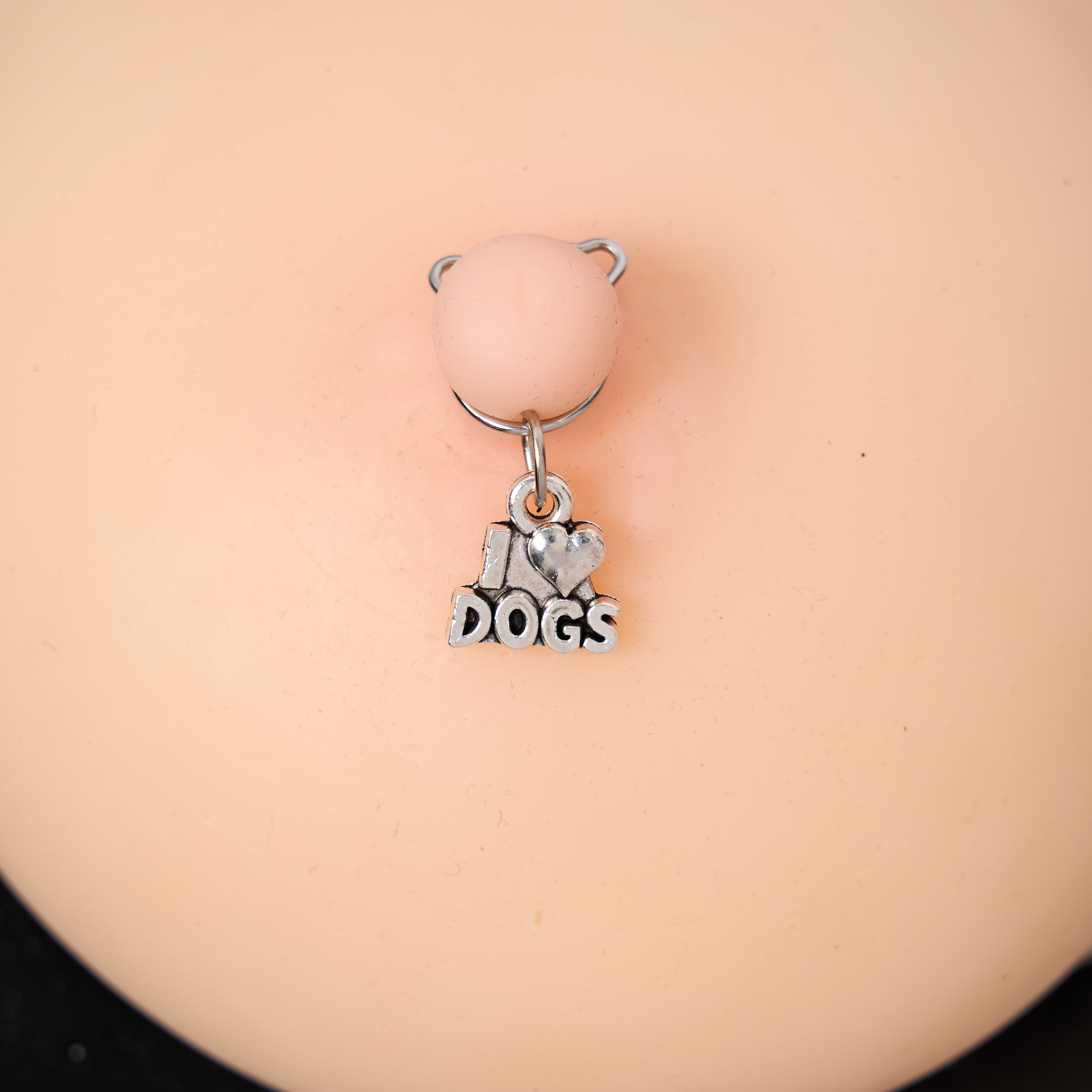 I Love Dogs Charm Nipple Clamp Adjustable Lingerie Accessories - image 1