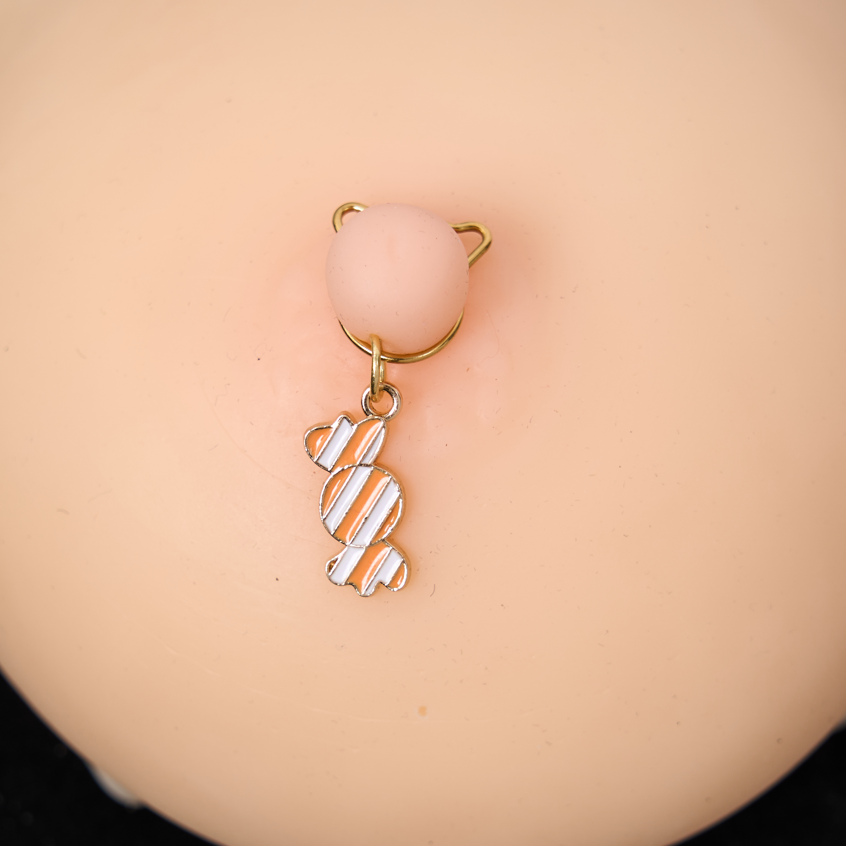 Candy Charm Nipple Clamp Adjustable Lingerie Accessories - Yellow - 2 pack (one pair) - image 2