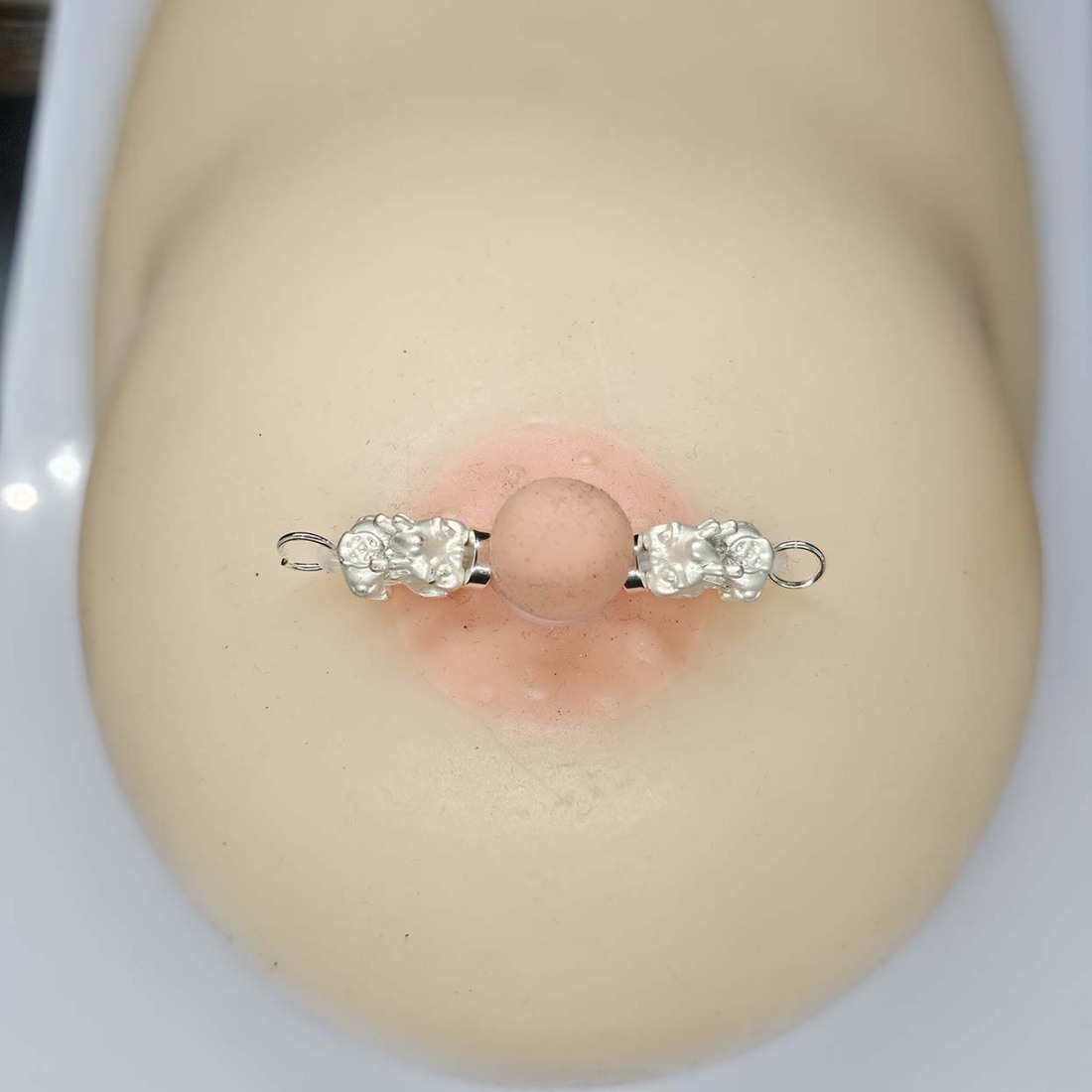 Lucky Guardian Nipple Ring Adjustable Lingerie Accessories - image 1