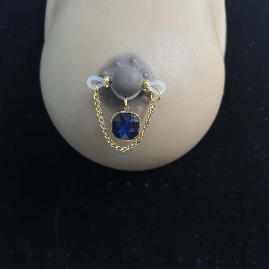 Gilded Bite Nipple Ring Adjustable Lingerie Accessories - image 1