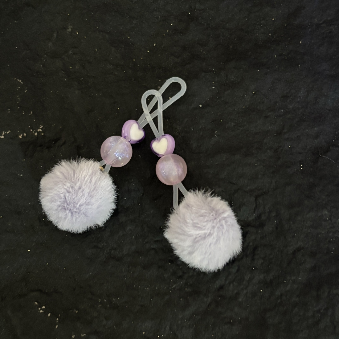 Crystal Plush Nipple Ring Adjustable Lingerie Accessories - Purple - 2 pack (one pair) - image 2