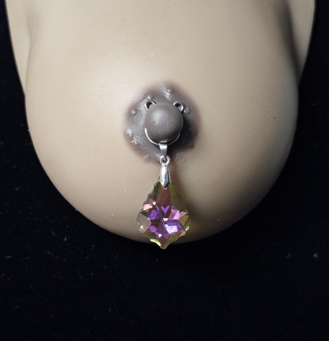 Crystal Kiss Clamps Nipple Ring Adjustable Lingerie Accessories - image 2