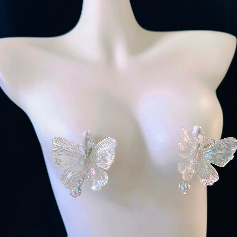 Butterfly Nipple Clamps Ball Gag - Nipple Clamps - image 2