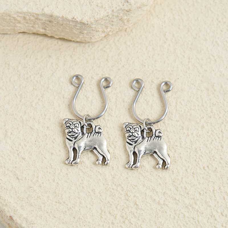 Pug Dog Adjustable Nipple Clamp SM Accessories - Silver - 2 pack (one pair) - image 2