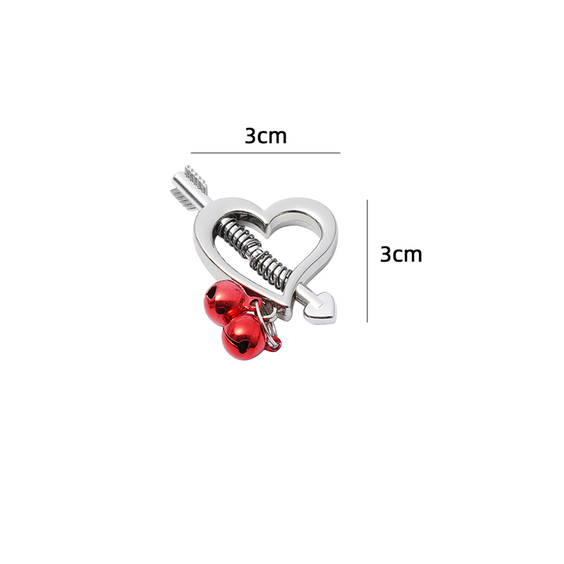 Love Bell Nipple Clamp Adjustable Lingerie Accessories - image 4