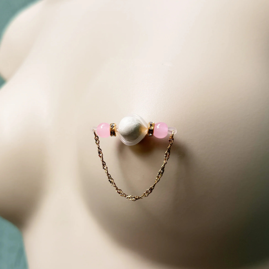 Glass Bead Twist Chain Nipple Clamp Adjustable Lingerie Accessories - image 4