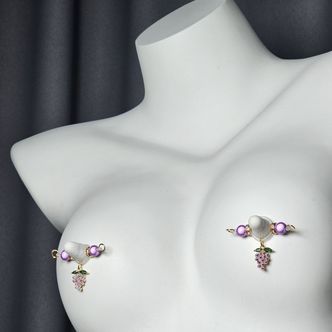 Purple Dew Adjustable Non-Piercing Nipple Rings - image 4