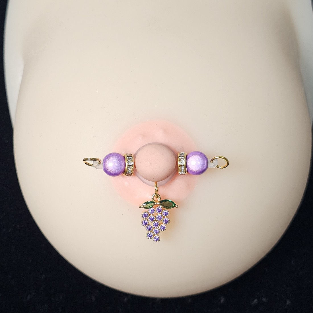 Purple Dew Nipple Clamp Adjustable Lingerie Accessories - image 1