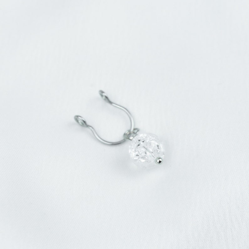 Crystal Quartz Nipple Clamp Adjustable Lingerie Accessories - image 1