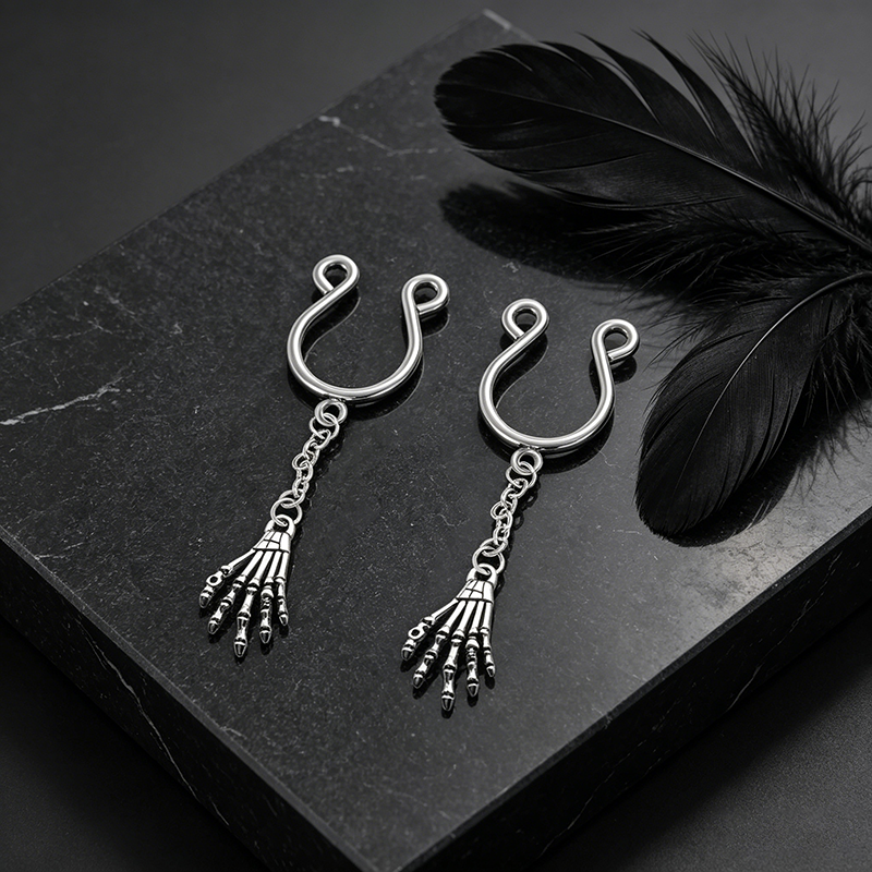 Skeleton Hand Adjustable Nipple Clamp SM Accessories - image 1