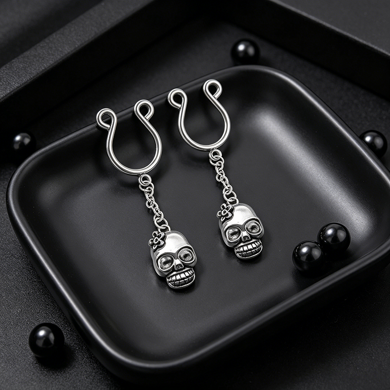 Flower Skull Chain Adjustable Nipple Clamp SM Accessories - image 1