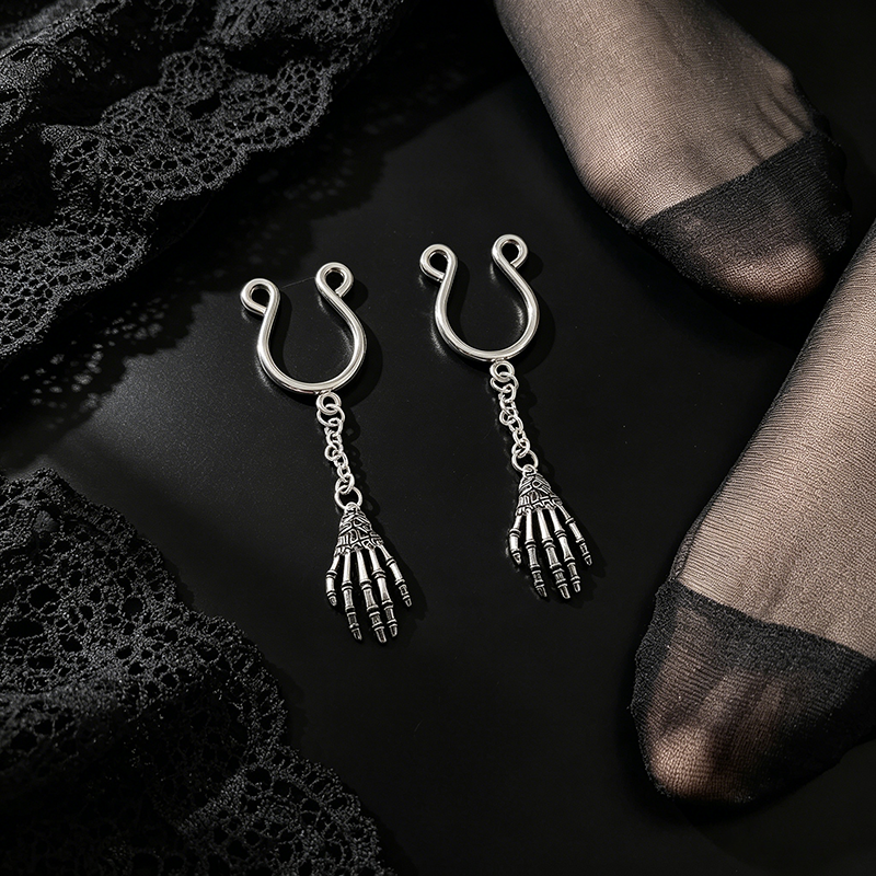 Skeleton Hand Chain Adjustable Nipple Clamp SM Accessories - image 1