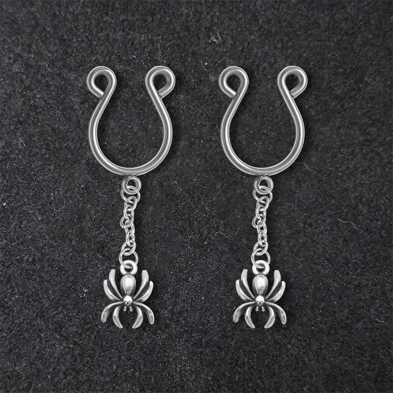 Spider Chain Adjustable Nipple Clamp SM Accessories - Silver - 2 pack (one pair) - image 3