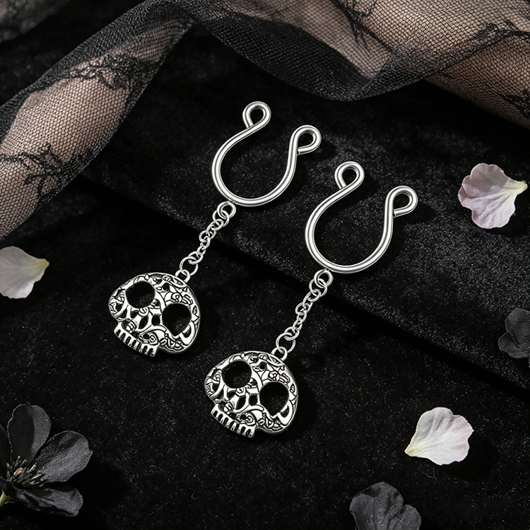 Sugar Skull Chain Adjustable Nipple Clamp SM Accessories - image 1