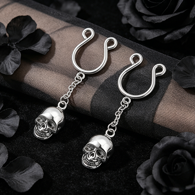 Skull Chain Adjustable Nipple Clamp SM Accessories - image 1