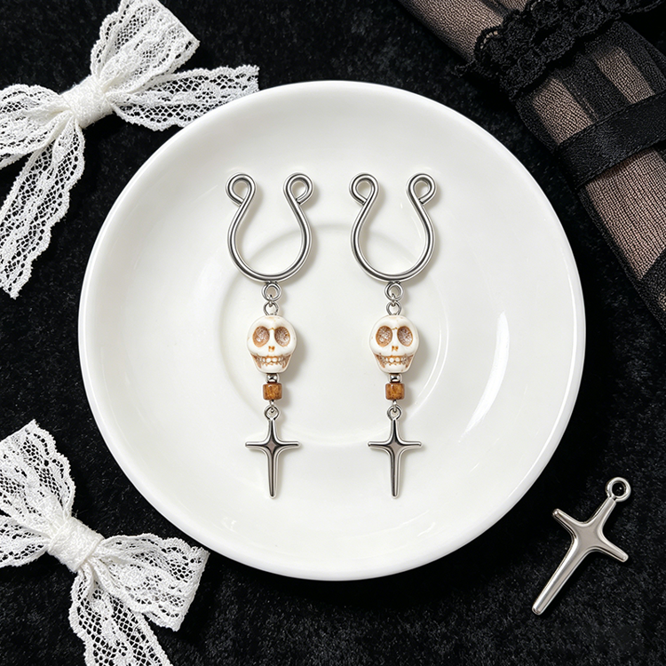 Skull Cross Adjustable Nipple Clamp SM Accessories - image 1
