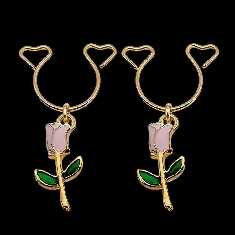 Pink Rose Adjustable Nipple Clamp SM Accessories - image 1