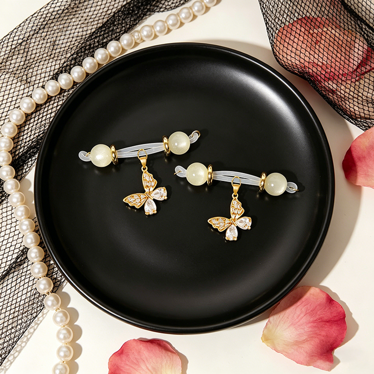Crystal Butterfly Adjustable Nipple Clamp SM Accessories - image 1