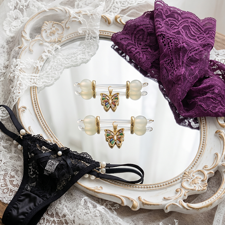 Colorful Butterfly Adjustable Nipple Clamp SM Accessories - image 1