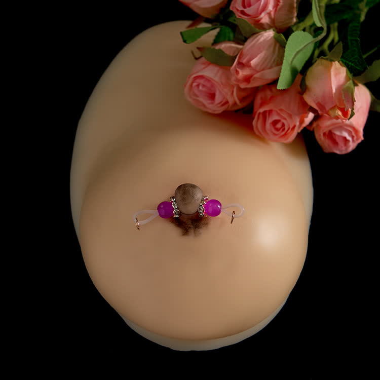 Magenta Bead Adjustable Nipple Clamp SM Accessories - image 1