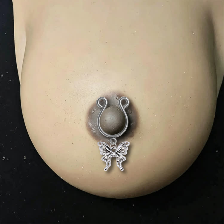Crystal Wing Butterfly Adjustable Nipple Clamp SM Accessories - image 2