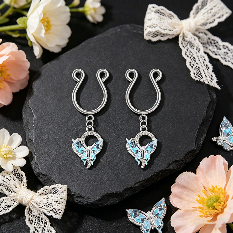Blue Butterfly Adjustable Nipple Clamp SM Accessories - image 1