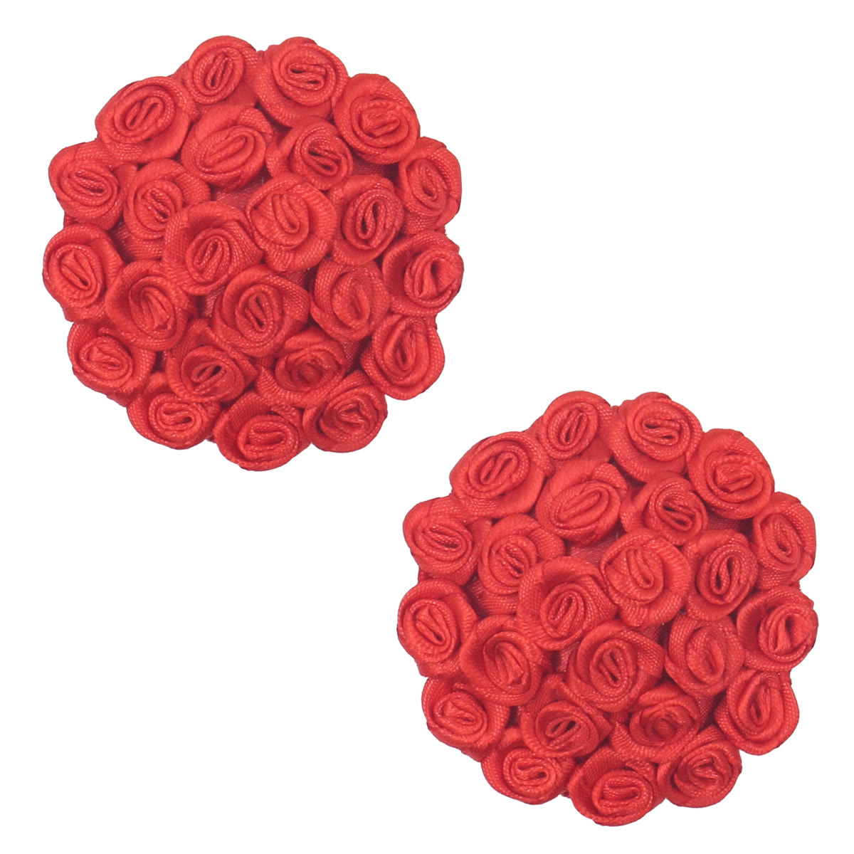 Rose Nipple Covers - Red - image 2
