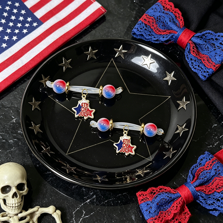 Red Blue Star Adjustable Nipple Clamp SM Accessories - image 1