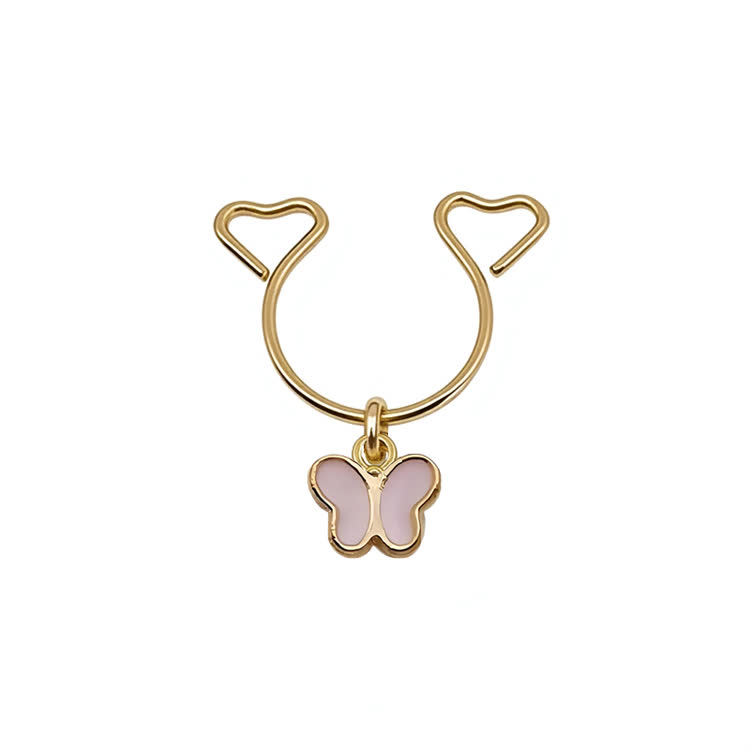 Pink Butterfly Adjustable Nipple Clamp SM Accessories - Pink A - 2 pack (one pair) - image 2