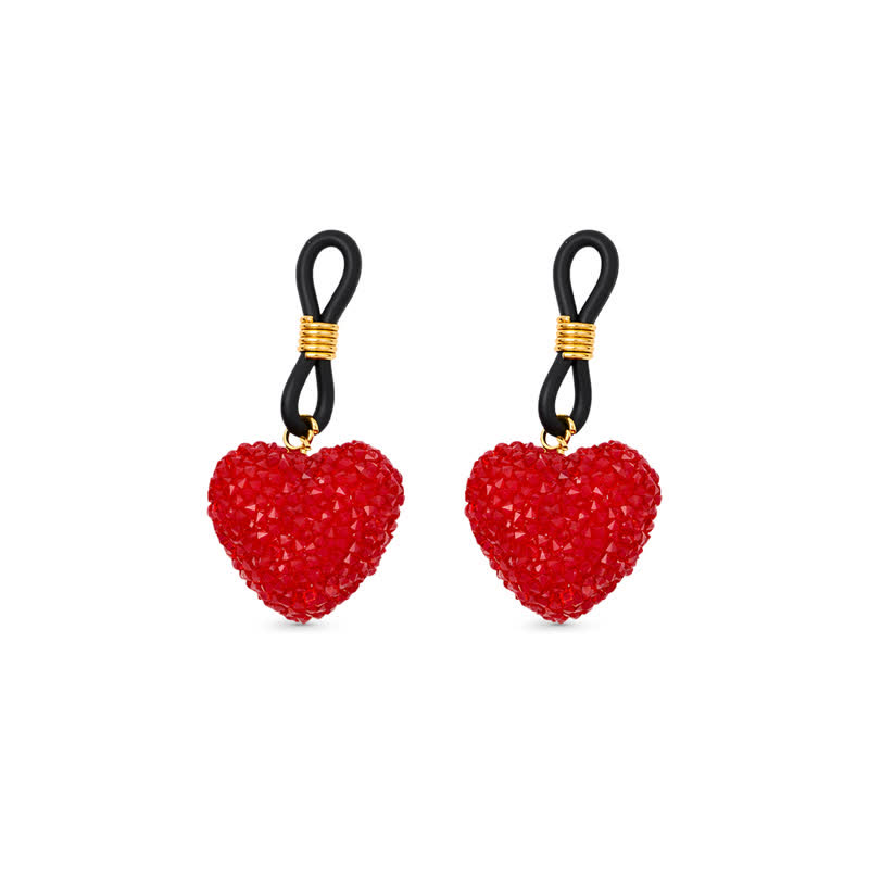 Red Heart Drop Adjustable Non-Piercing Nipple Rings - Red - 2 ( a pair) - image 8