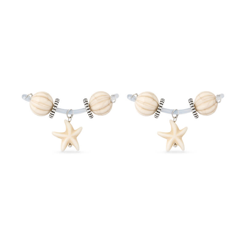 Pearl Star Adjustable Non-Piercing Nipple Rings - White - 2 pack (one pair) - image 8
