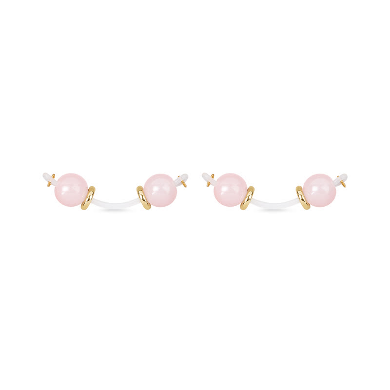 Seduction Spark Crystal Adjustable Non-Piercing Nipple Rings - Pink - 2（ a pair） - image 7