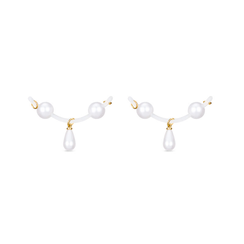 Pearl Pendant Adjustable Non-Piercing Nipple Rings - image 5
