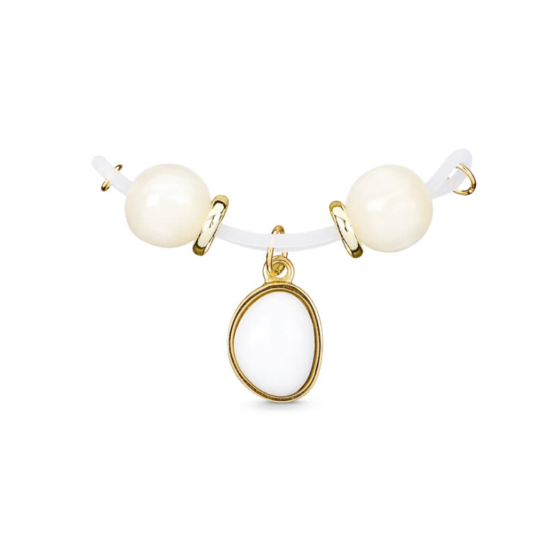 Aurora Amber Pendant Adjustable Non-Piercing Nipple Rings - image 1