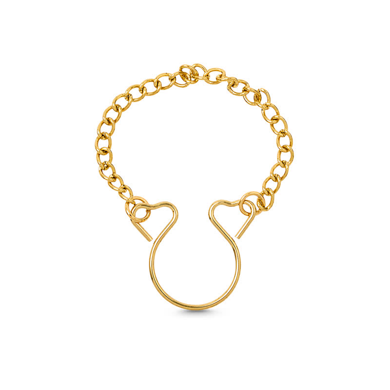 Chain Adjustable Fake Nipple Rings - image 1