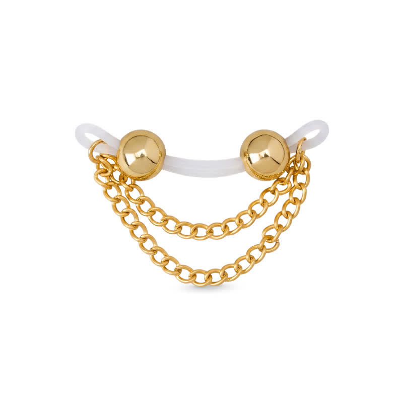 Double Chain Adjustable Non-Piercing Nipple Rings - image 10