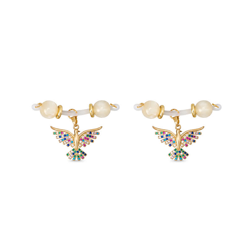Bird Charm Adjustable Non-Piercing Nipple Rings - Gold - 2 pack (one pair) - image 5