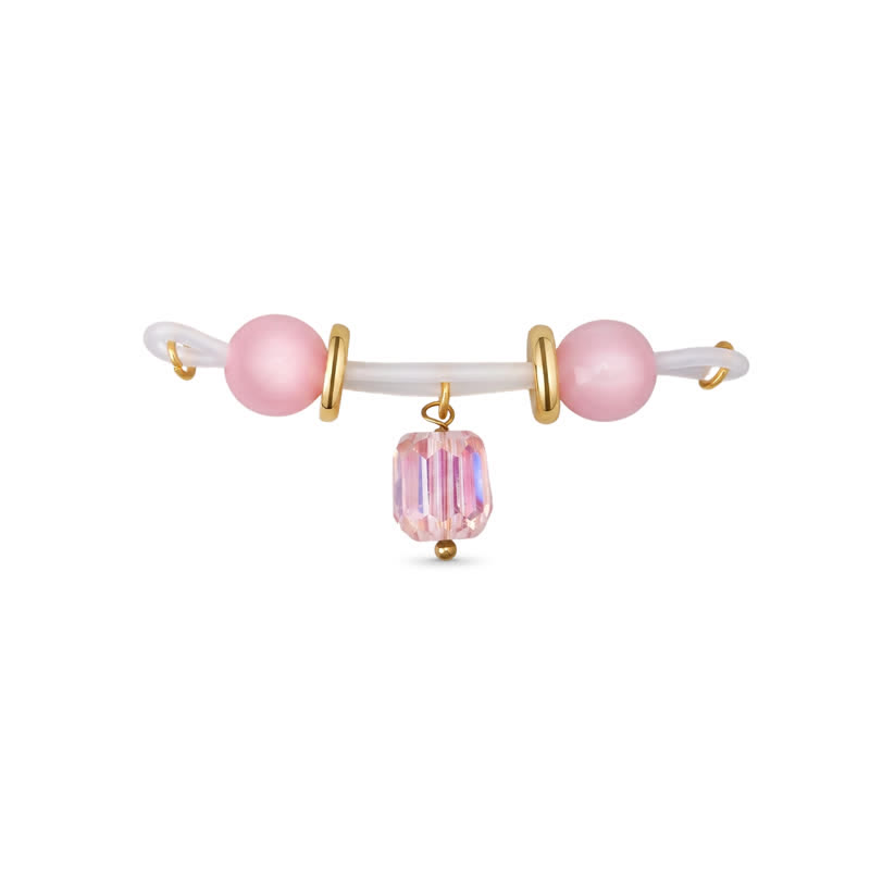 Beaded Acrylic Drop Adjustable Non-Piercing Nipple Rings - image 1