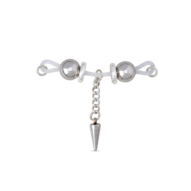 Spike Pendant Adjustable Non-Piercing Nipple Rings - image 1