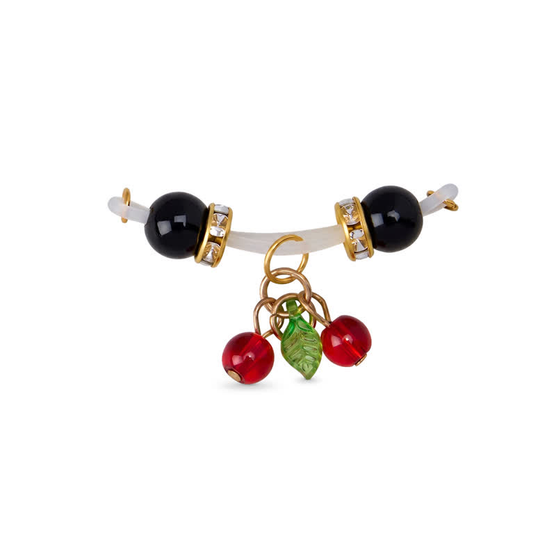 Cherry Charm Adjustable Fake Nipple Rings - image 1
