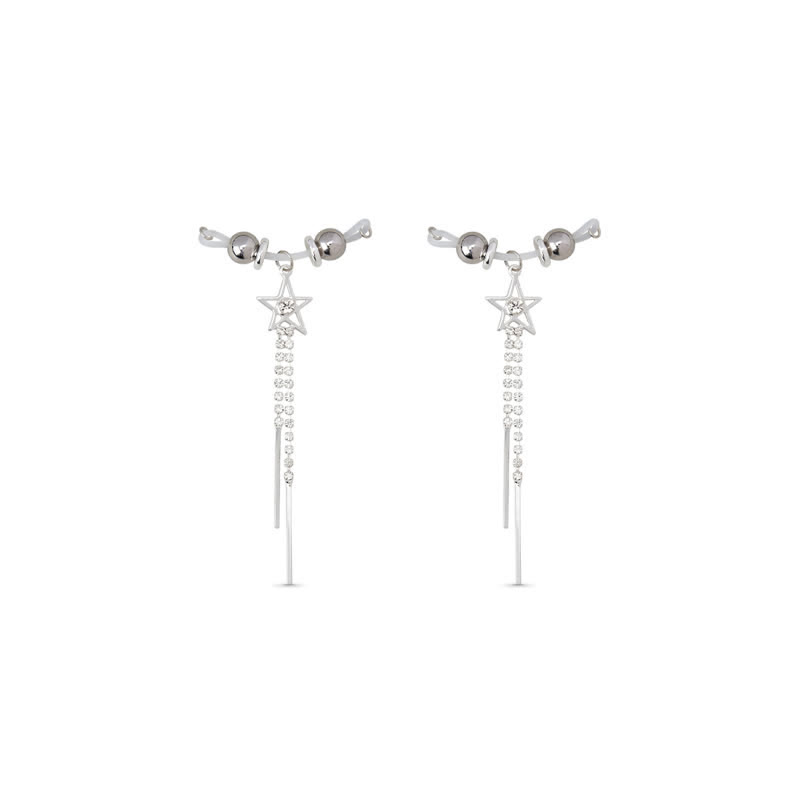 Star Tassel Adjustable Non-Piercing Nipple Rings - Silver - 2（ a pair） - image 7