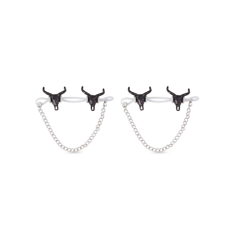 Bonded Bull Chain Clips Adjustable Non-Piercing Nipple Rings - image 7