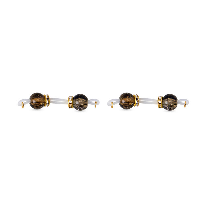 Stone Beaded Adjustable Non-Piercing Nipple Rings - image 3