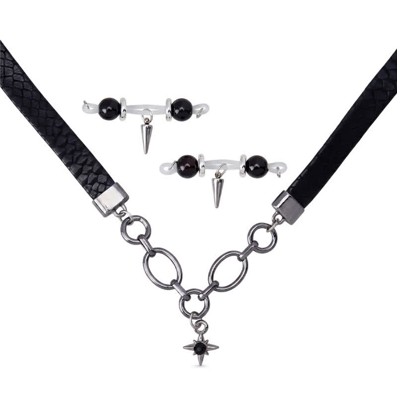 Spike Adjustable Non-Piercing Nipple Rings - image 1