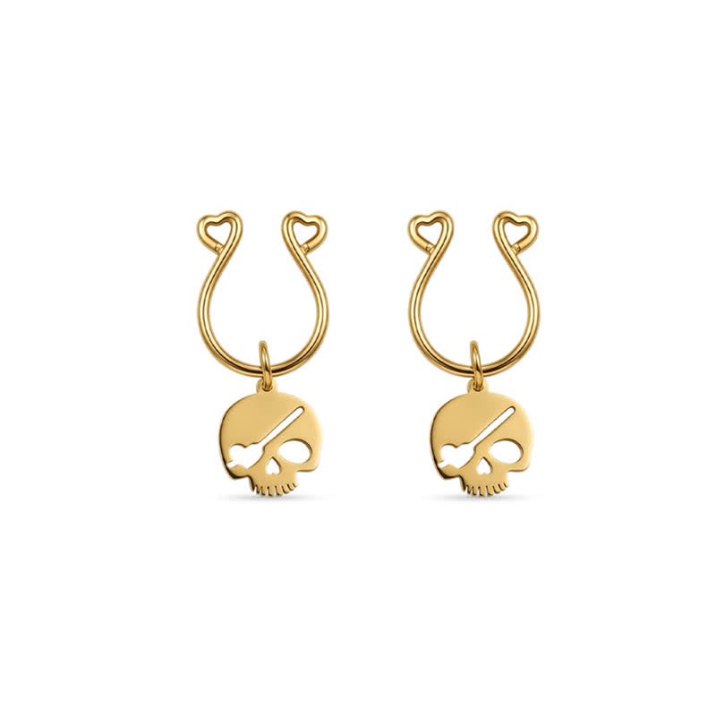 Skull Adjustable Non-Piercing Nipple Rings - image 6