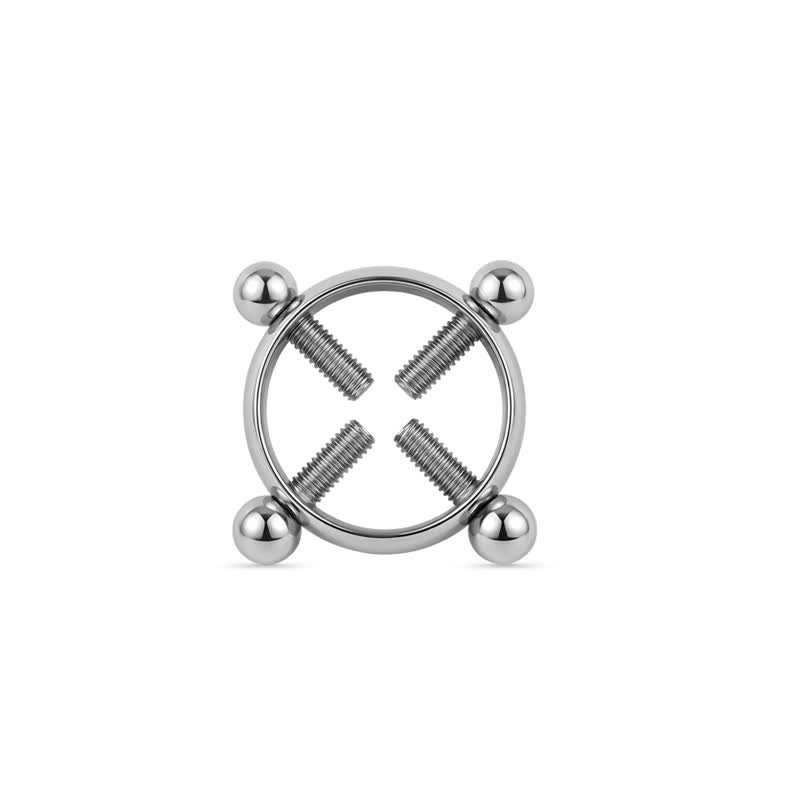 Adjustable Screw Clamp Nipple Rings - image 1