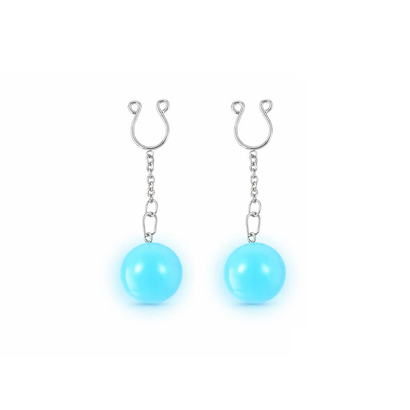 Glow Ball Chain Adjustable Non-Piercing Nipple Rings - image 8